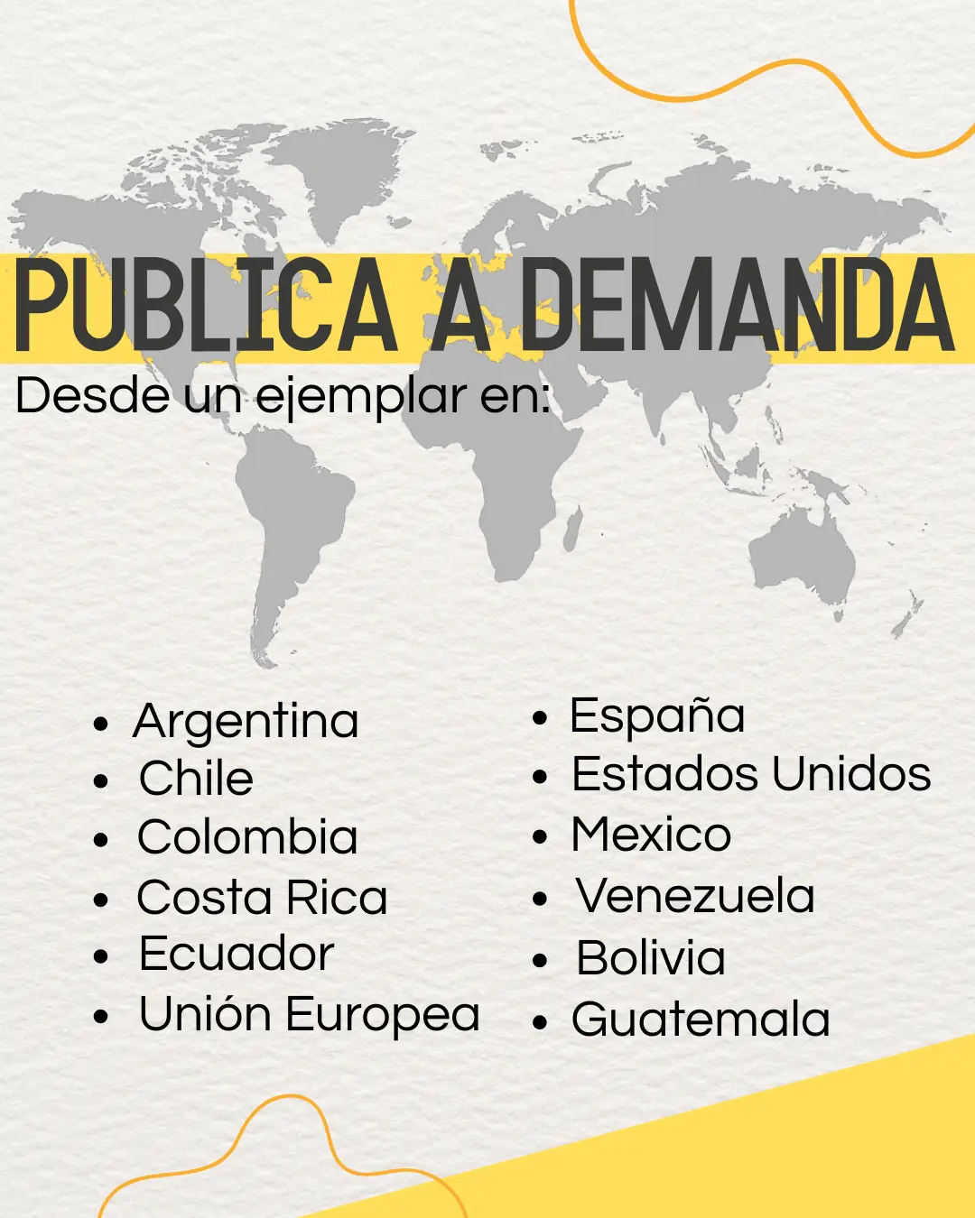 Publicacion a demanda